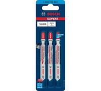 Bosch Lames de scie sauteuse Expert T 108 BHM – Fibre de carbone 92 mm – 3 pièces