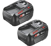 Bosch 2 batteries PBA 18 V 4,0 Ah W-C 18 V 4,0 Ah POWER FOR ALL (2x 1600A011T8)
