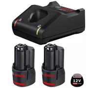 BOSCH 2× GBA 12V 3.0AH + GAL 12V-40 PROFESSIONAL Set de base 1600A019RD