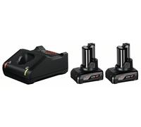 Pack 2 batteries GBA 12V 6Ah + Chargeur GAL12V-40 BOSCH 1600A01B20