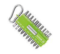 Bosch Assortiment d'embouts de vissage 2607002823 - 21 pièces, mousqueton vert clair