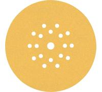 Bosch 25x Feuilles abrasives EXPERT C470 à 19 trous (pour Peinture sur bois, Bois dur, Ø 225 mm, Grain 120, Professional Accessoire Ponceuse pour cloison sèche)