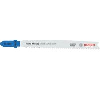 Bosch 25x Lame de scie sauteuse PRO Metal thick and thin T123XF | pour Tôles en acier, Profilés et tuyaux en métal, Longueur 100 mm Professional Accessoire Scie sauteuse