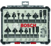 Bosch 2607017471 Bosch 15 tlg Mixed Fräser Set 6mm Schaft