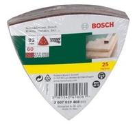 Bosch 2607019488 Lot De Feuilles Abrasives Pour Ponceuse Delta Grain 60 25 Pièces G