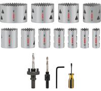 Bosch 2608900525 PRO Jeu De 17 Scies-cloches - Multi-matériaux - 19, 22, 25, 29, 35, 38, 44, 51, 57, 64, 76 Mm