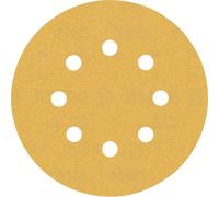 Bosch 2608900808 - EXPERT Abrasif C470 Best for Wood and Paint, diamètre 125 mm, grain 180, 8 trous, 5x
