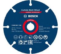 Bosch 2608901196 - EXPERT Disque à tronçonner carbure Multi Wheel, 76 x 1 x 10 mm