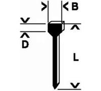 Bosch 2609200244 Clous 14 Mm 1000 Pièces Type 49 G