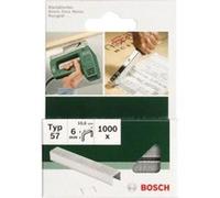 Bosch 2609255845 Set De 1000 Agrafes à Fil Plat Type 57 Largeur 10,6 Mm Epaisseur 1,25 Mm Longueur 6 Mm G
