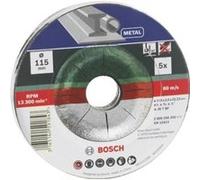 Bosch Disques à tronçonner à moyeu déporté 2609256332 – pour métal 115 mm 2,5 mm 5 pièces