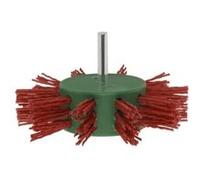Bosch - Brosse pinceau pour perceuse 2609256543 - fils nylon et abrasif corindon K80 - 100 mm