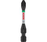 Bosch 2x Embout PRO Pozidriv Impact | Longueur 55 mm Professional Accessoire Visseuse, Perceuses/visseuses rotatives