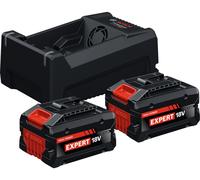 Pack 2 Batteries Expert EXBA 18V-55 Chargeur GAL 12V-18V-80 Bosch Expert