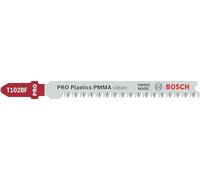 Bosch 2x Lame de scie sauteuse PRO Plastics PMMA clean T102BF (pour Plastiques, Plastiques, Longueur 92 mm, Professional Accessoire Scie sauteuse)