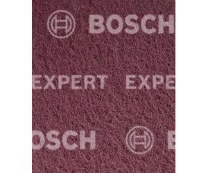Bosch 2x Tampons en non-tissé EXPERT N880 pour le ponçage manuel | pour Tôles en acier, Acier inoxydable, Ø 115x140 mm très fin A, Professional Accessoire Ponçage manuel