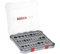 BOSCH Kit de 30 fraises mixtes a queue de 1/4" 2607017476