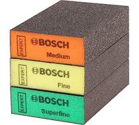 Bosch 3X Cales Expert Standard S471 (pour Peinture sur Bois, Bois résineux, Ø 69 x 97 x 26 mm, Intermédiaire/Fin/Extrafin, Professional Accessoire Ponçage Manuel)