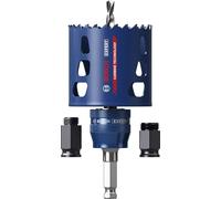 Bosch 3x Coffret de démarrage de scies trépans EXPERT Multi Material PC Plus (pour Bois avec métal, Brique, Ø 51 mm, Professional Accessoire Perceuse)