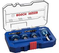 Bosch 3x Coffrets de scies trépans EXPERT Sheet Metal (pour Tôles en acier inoxydable, Tôles en acier, Ø 22, 25, 32 mm, Professional Accessoire Perceuses/visseuses rotatives)