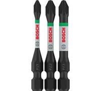 BOSCH Embouts PRO PZ Impact, PZ1, PZ2, PZ3, 55 mm, 3 pieces 2608521U57
