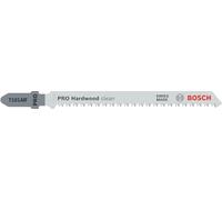Bosch 3x Lame de scie sauteuse PRO Hardwood clean T101AIF | pour Bois dur, Panneau multiplex, Longueur 100 mm Professional Accessoire Scie sauteuse