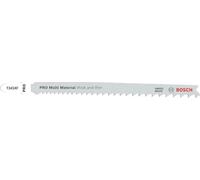 BOSCH Lame de scie sauteuse PRO Multi Material thick and thin T345XF, 132 mm, 3 pieces