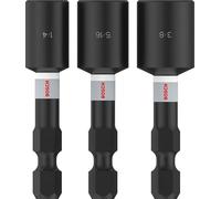 Bosch 3x PRO Nutsetter Impact (98,4 x 73 mm, Professional Accessoire Visseuse, Perceuses/visseuses rotatives)