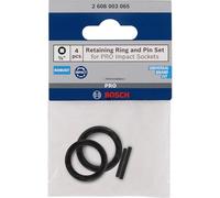 Bosch 4x Kit anneau et goupille de retenue pour douille PRO Impact | 2 x 73 mm