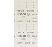 Bosch 50x Abrasifs réticulés EXPERT M480 (pour Peinture sur bois, Bois dur, Ø 115x230 mm, Grain 400, Professional Accessoire Ponceuse excentrique)