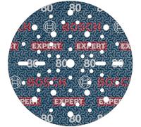 Bosch 50x Disque abrasif sur film EXPERT O780 | pour Bois dur, Peinture sur bois, Grain 80, Professional Accessoire Ponceuse excentrique