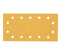 Bosch 50x Feuilles abrasives EXPERT C470 à 14 trous | pour Peinture sur bois, Bois dur, Ø 115x230 mm Grain 240, Professional Accessoire Ponceuse vibrante