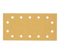 Bosch 50x Feuilles abrasives EXPERT C470 à 14 trous (pour Peinture sur bois, Bois dur, Ø 115x230 mm, Grain 180, Professional Accessoire Ponceuse excentrique)