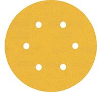 Bosch 50x Feuilles abrasives EXPERT C470 à 6 trous (pour Peinture sur bois, Bois dur, Ø 150 mm, Grain 240, Professional Accessoire Ponceuse excentrique, Ponceuse excentrique)