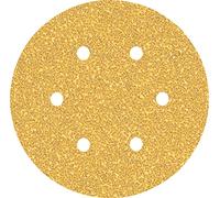 BOSCH Feuille abrasive EXPERT C470 a 6 trous, 150 mm, G 40, 50 pieces 2608900917