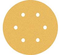 Bosch 50x Feuilles abrasives EXPERT C470 à 6 trous (pour Peinture sur bois, Bois dur, Ø 150 mm, Grain 80, Professional Accessoire Ponceuse excentrique, Ponceuse excentrique)