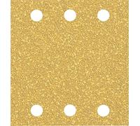 Bosch 50x Feuilles abrasives EXPERT C470 à 6 trous pour ponceuses vibrantes