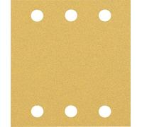 Bosch 50x Feuilles abrasives EXPERT C470 à 6 trous pour ponceuses vibrantes
