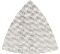 Bosch 5x Abrasif réticulé EXPERT M480 pour ponceuses Delta | pour Peinture sur bois, Bois dur, Ø 93x93 mm Grain 240, Professional Accessoire Ponceuse Delta