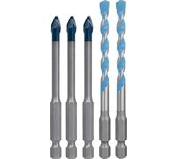 Bosch 5x Coffret de forets EXPERT HEX-9 Hard Ceramic et Multi Construction
