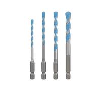 Bosch 5x Coffret de forets EXPERT HEX-9 Multi Construction | pour Béton, Carreaux de céramique tendres, Ø 4,00, 5,00, 6,00, 6,00, 8,00 mm Professional Accessoire Perceuse