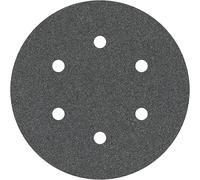 Bosch Disque abrasif 2608605125 pour ponceuse excentrique Ø 150 mm 6 trous Grain 100 5 pièces