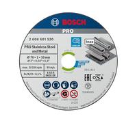 Bosch Disques à tronçonner Expert for Inox – 5 disques 76×10×1 mm pour acier inoxydable
