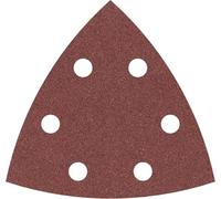 Bosch 5x Disque de ponçage PRO F460 pour outils multifonctions | pour Peinture sur bois, Bois dur, Ø 93x93 mm Grain 120, Professional Accessoire Outil multifonction, Ponceuse Delta
