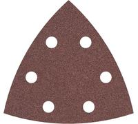 Bosch 5x Disque de ponçage PRO F460 pour outils multifonctions (pour Peinture sur bois, Bois dur, Ø 93x93 mm, Grain 80, Professional Accessoire Outil multifonction, Ponceuse Delta)
