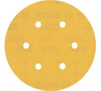BOSCH Feuille abrasive EXPERT C470 a 6 trous, 150 mm, G 400, 5 pieces 2608900821