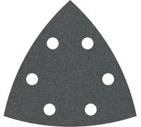 Bosch 5x Feuille abrasive PRO F355 pour ponceuses Delta | pour Béton, Pierre dure, Ø 93x93 mm Grain 100, Professional Accessoire Outil multifonction, Ponceuse Delta