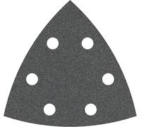 Bosch 5x Feuille abrasive PRO F355 pour ponceuses Delta | pour Béton, Pierre dure, Ø 93x93 mm Grain 80, Professional Accessoire Outil multifonction, Ponceuse Delta