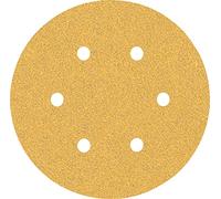 Bosch 5x Feuilles abrasives EXPERT C470 à 6 trous (pour Peinture sur bois, Bois dur, Ø 150 mm, Grain 60, Professional Accessoire Ponceuse excentrique, Ponceuse excentrique)