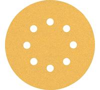 Bosch 5x Feuilles abrasives EXPERT C470 à 8 trous (pour Peinture sur bois, Bois dur, Ø 125 mm, Grain 100, Professional Accessoire Ponceuse excentrique, Ponceuse excentrique)